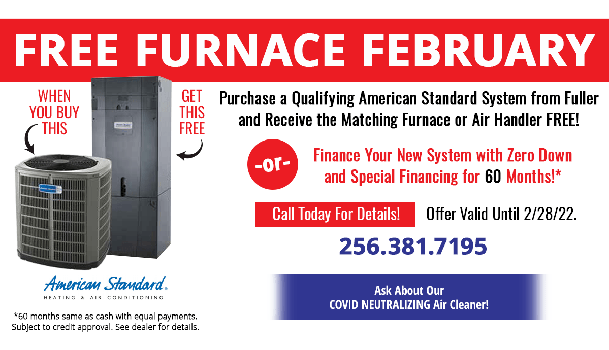 For information on Furnace installation near Florence AL, email Fuller HVAC, Plumbing & Electrical.